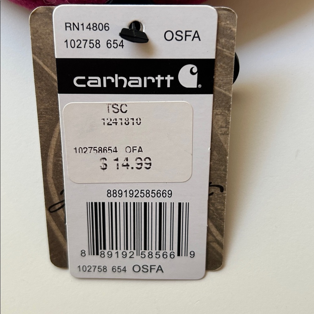 Women’s carhartt fleece hat - Picture 3 of 3